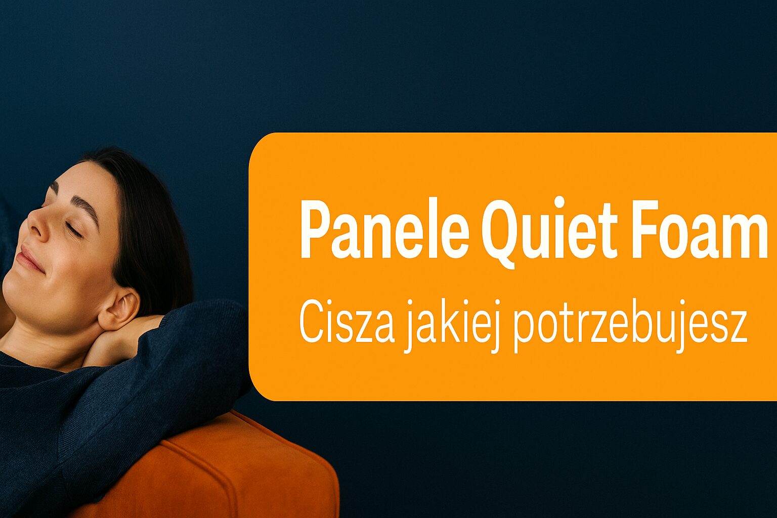 Osoba na panelu cichej pianki.